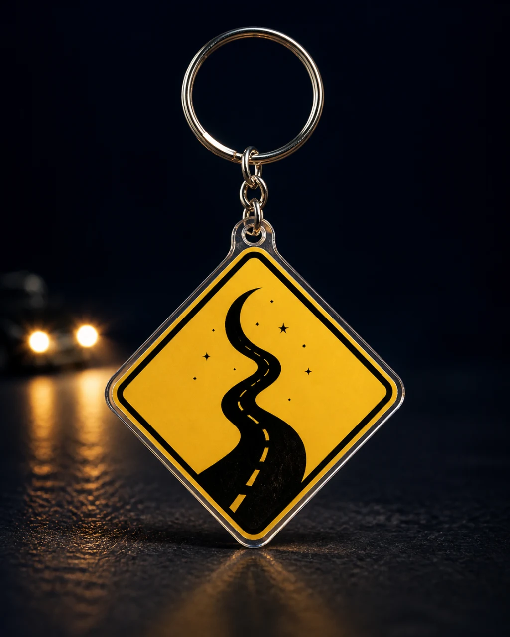 Midnight Road Sign