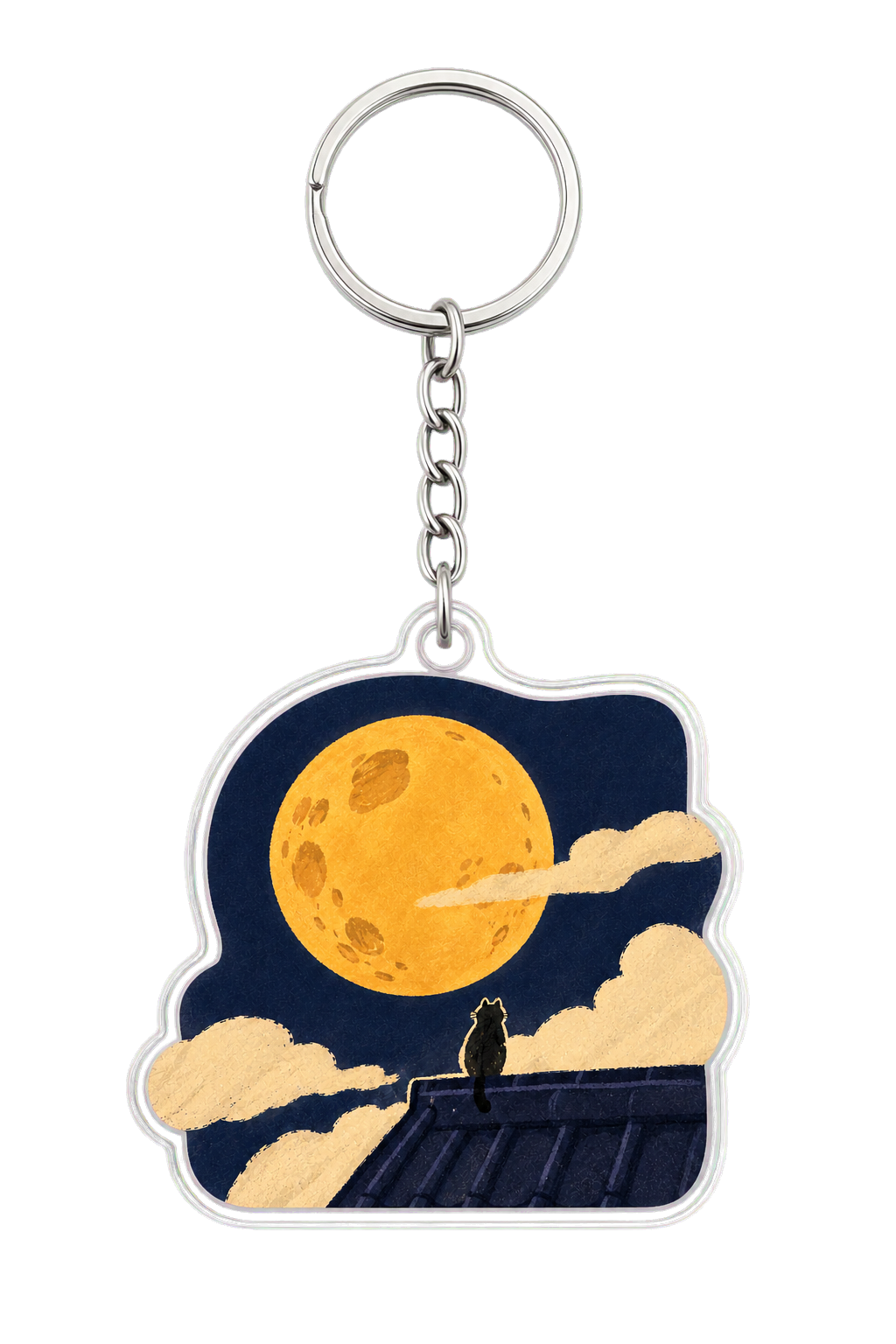 Moonwatch Pet acrylic keychain