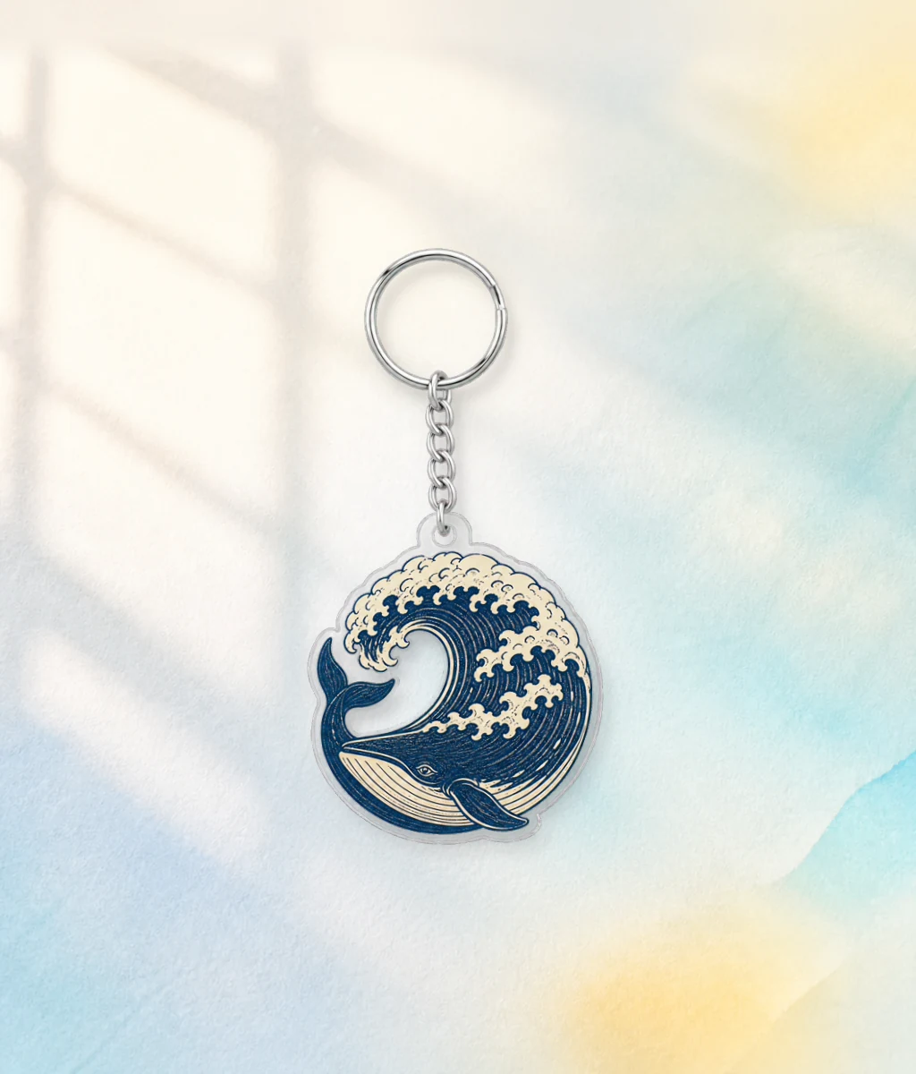 Whale & Wave Emblem